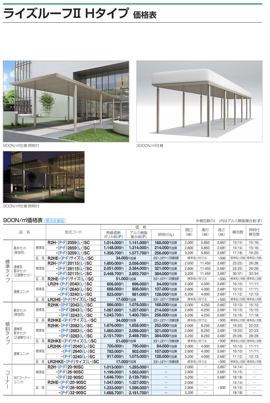 四国化成　ライズルーフII　Hタイプ画像1