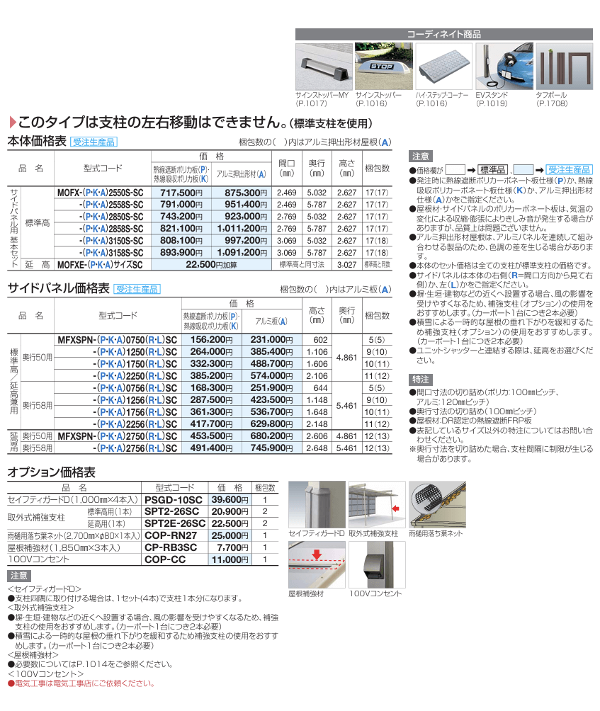 四国化成　マイポートOrigin（オリジン）　FX 基本タイプ サイドパネル用画像