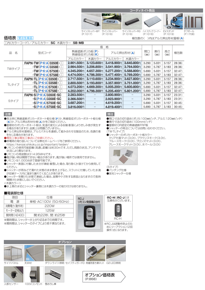 四国化成　フェアポート　TW　TL　Sタイプ画像