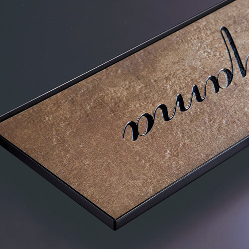 美濃クラフト　T-BC-12　タイルサイン　館銘板/商業看板画像