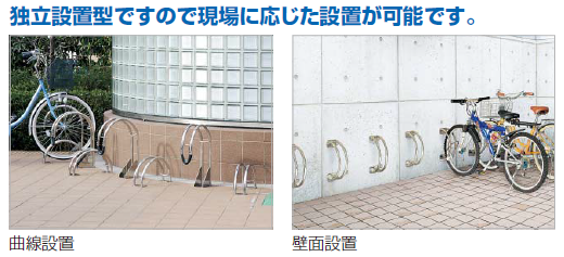 サイクルラックS3型(CLRKS3-) 商品特長画像