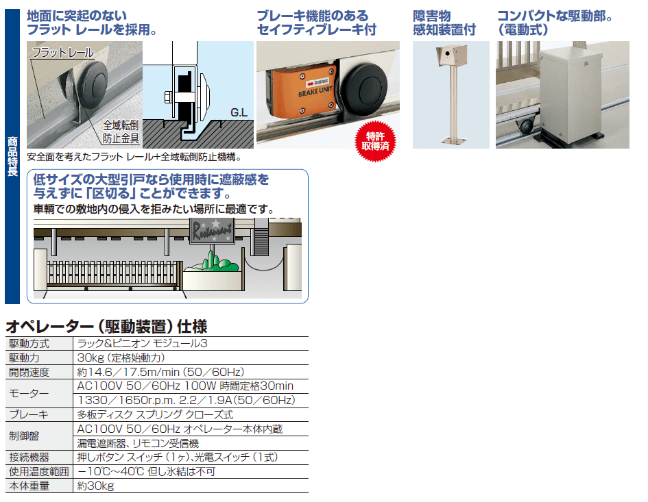 四国化成 ユニットラインALGM型商品特長画像