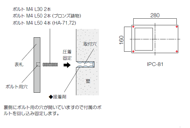 美濃クラフト　IPC-81　取り付け説明書画像