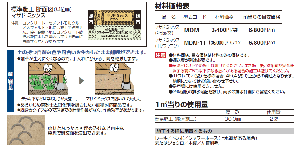 四国化成 マサドミックス 散水タイプ を1袋2400円 税を送料無料で販売中 四国化成 マサドミックス 散水タイプ を1袋2400円 税を送料無料で販売中