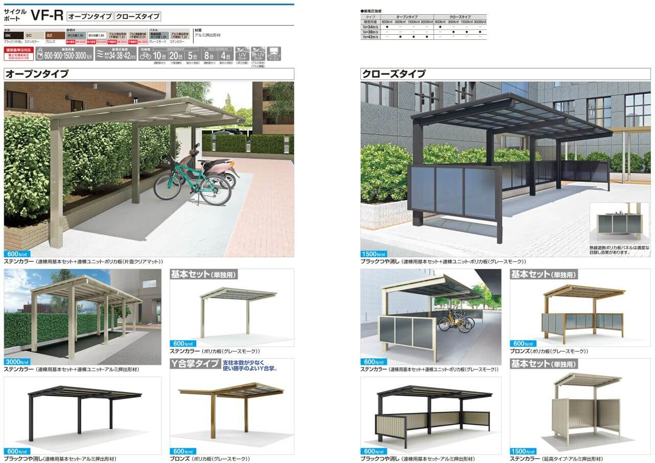 四国化成 サイクルポート Vf R オープンタイプ クローズタイプの通販 送料無料 激安価格で販売中