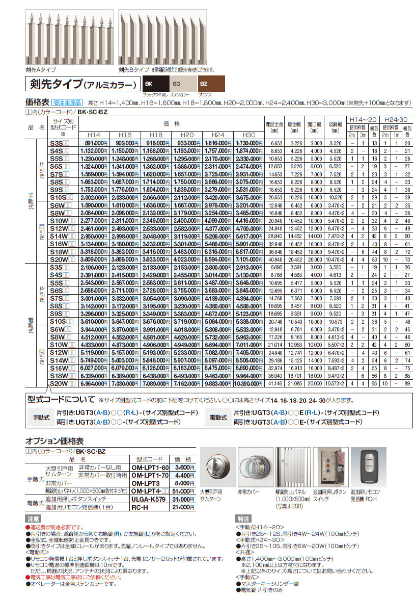 四国化成 ユニットラインgt3型の販売