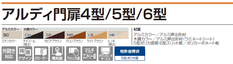 四国化成 アルディ門扉4型 アルディ門扉5型 アルディ門扉6型の通販