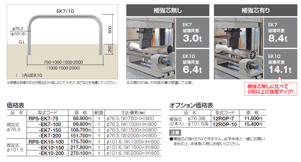 四国化成 レコポールS Dシリーズ 上下式 チェーン内蔵柱 RPS-DJK76C - 2