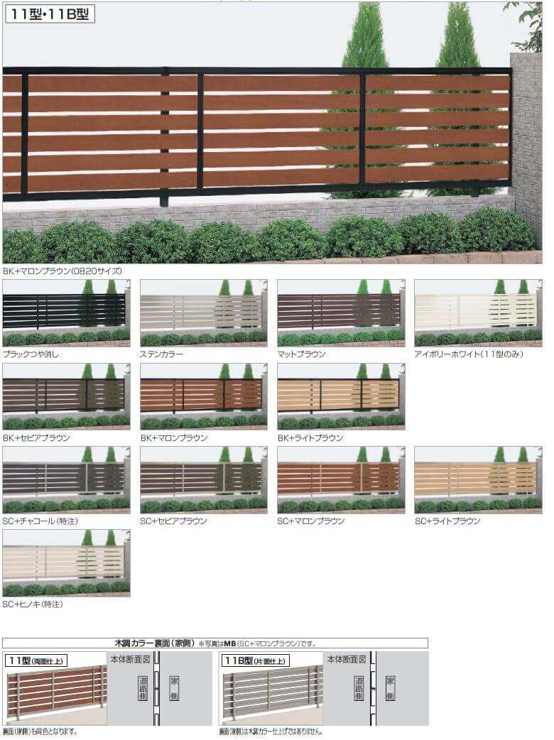信託 フェンス 建築基準法対応 目隠し おしゃれ DIY ガーデン 庭 四国化成<br>